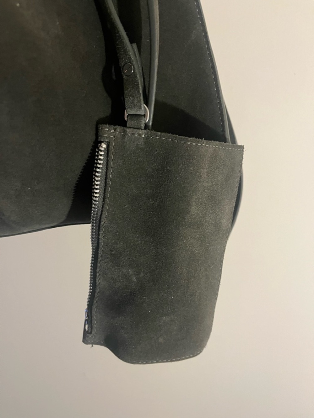 Cos Green Suede Alcove Mini Bag - Picture 3 of 8